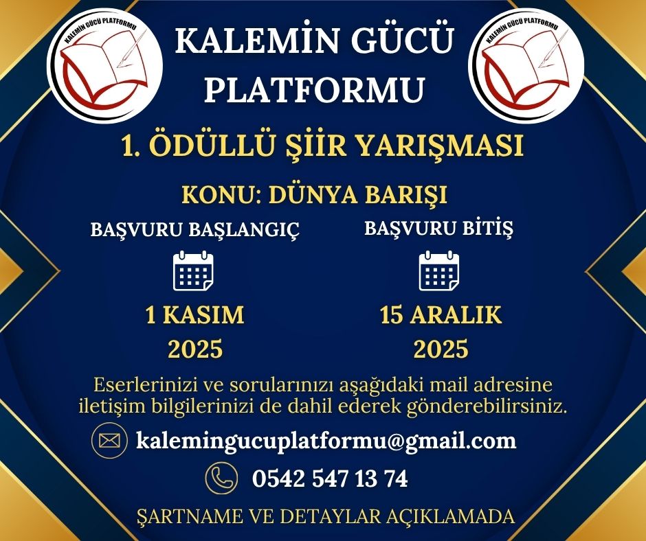 Kgp 1. Şiir&nbsp;Yarışması